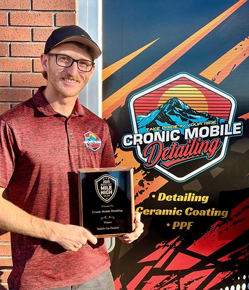 Adam Cron owner of Cronic Mobile Detailing