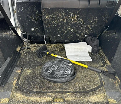 Interior detailing before